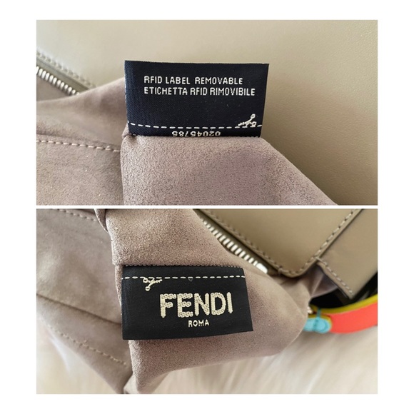 Fendi Dotcom Taupe Bag with removable pouch/strap - Picture 13 of 15